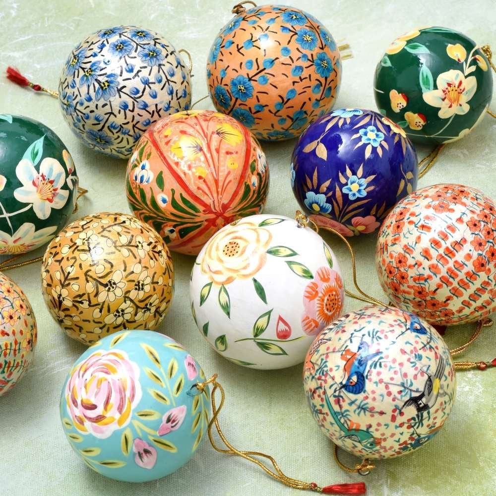 Papier Mâché Ball Showpiece